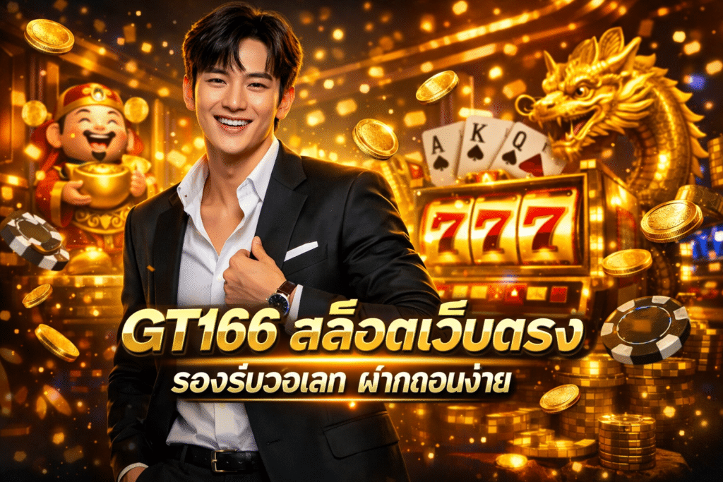 GT166 สล็อตเว็บตรง รองรับวอเลท เล่นได้จริง ฝากถอนง่าย