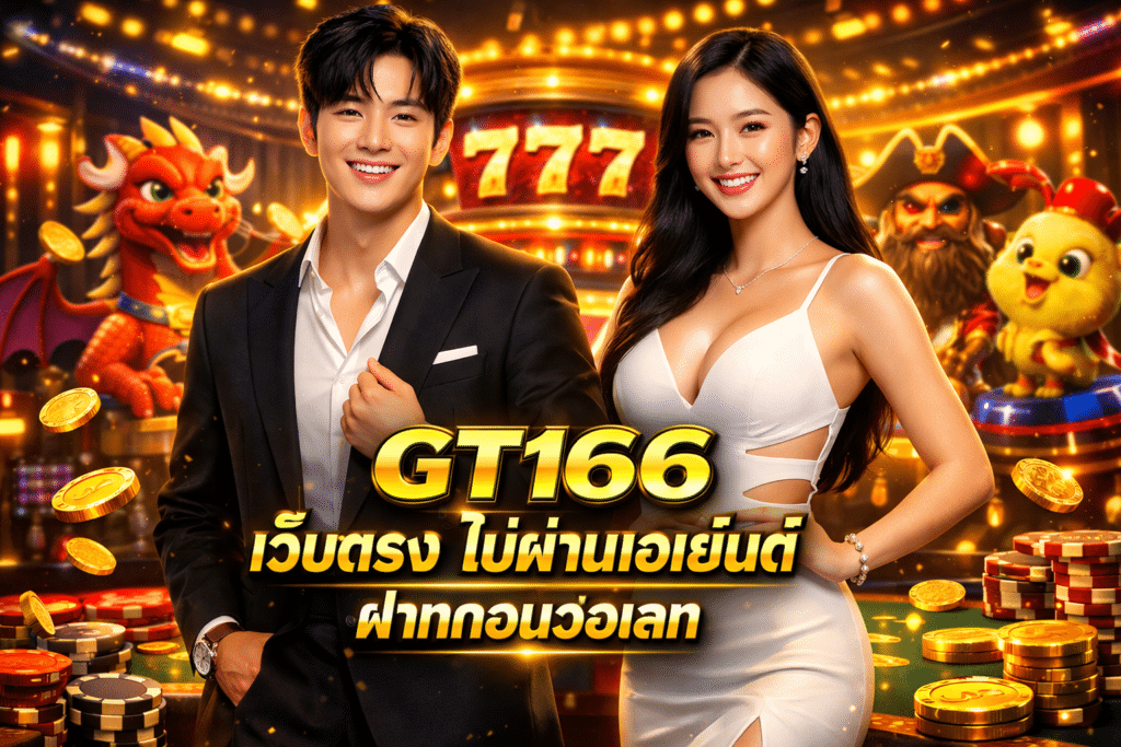 GT166 เว็บตรง ไม่ผ่านเอเย่นต์ ฝากถอนวอเลท จ่ายจริงทุกยอด